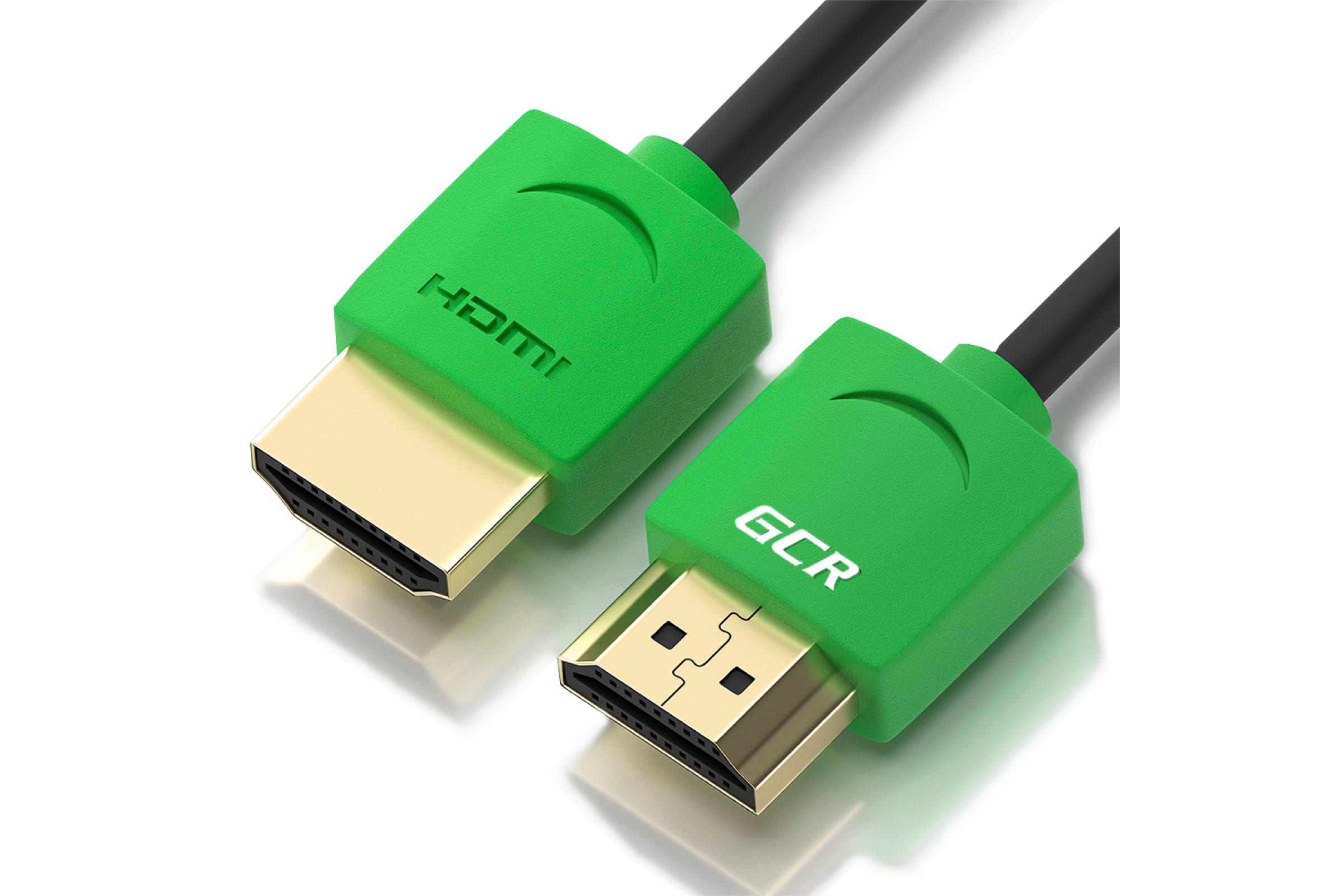 

Кабель HDMI(19M)-HDMI(19M) v2.0 4K, 30см, черный/зеленый GCR (VIV51I578), 0