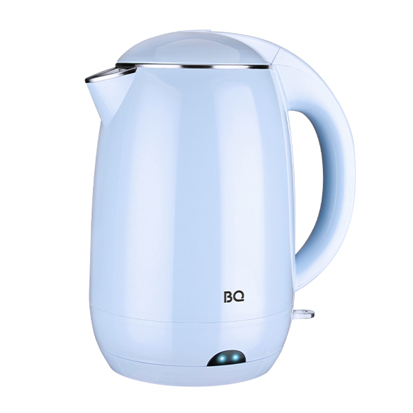 

Чайник электрический BQ KT1702P 1.8л. 2.2 кВт, сталь/пластик, голубой, KT1702P