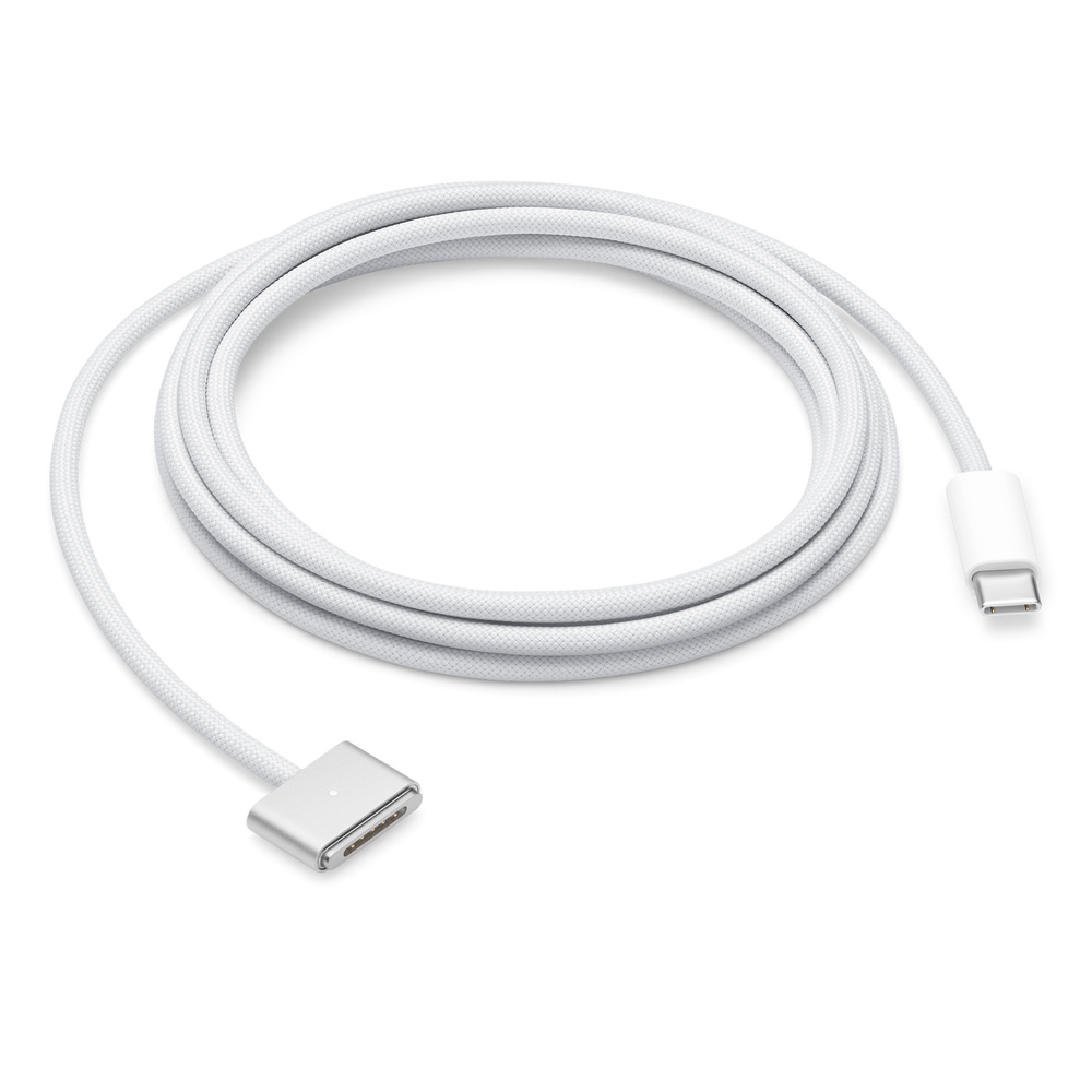 

Кабель USB 2.0 Type-C(m)-MagSafe 3, 2м, белый Apple (MLYV3ZM/A)