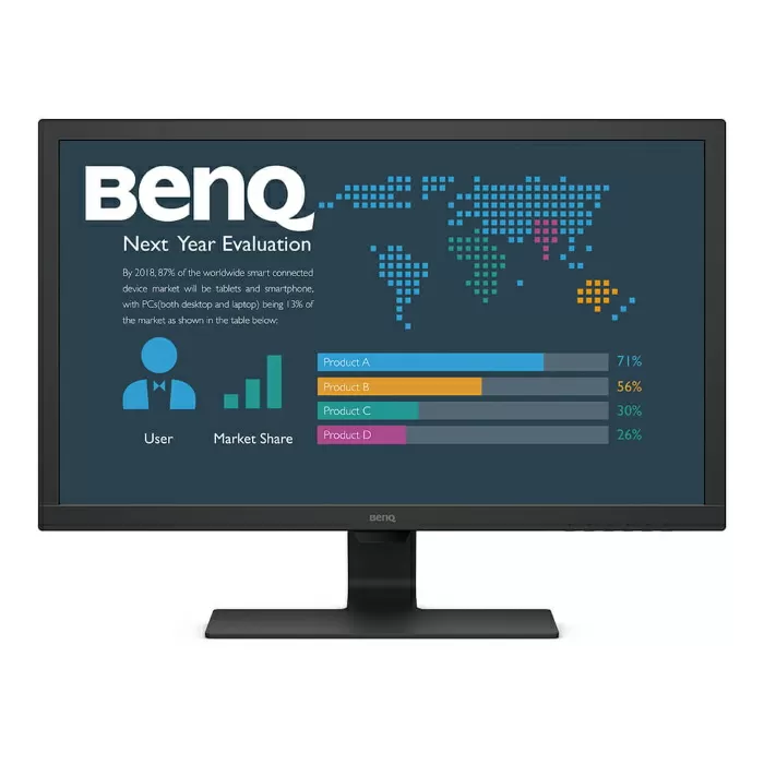 

Монитор 28" BenQ EW2880U TN, 1920x1080 (16:9), 300кд/м2, 5мс, 170°/160°, FreeSync, VGA, DVI, HDMI, черный (9H.LKSLB.QBE), EW2880U
