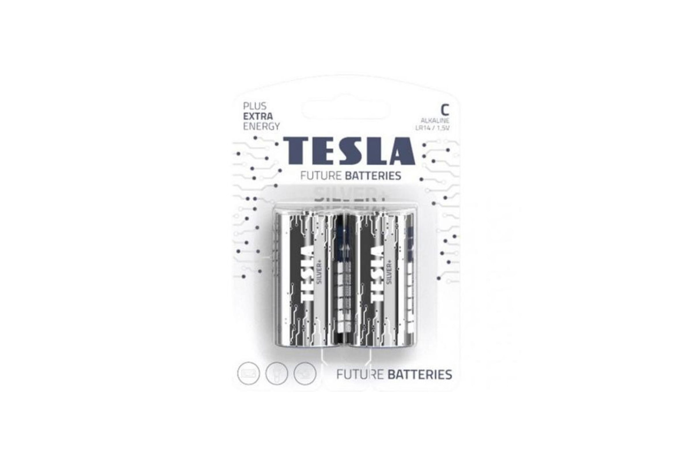 

Батарея TESLA SILVER, C (R14, LR14, 343), 1.5V, 2шт. (8594183392370)