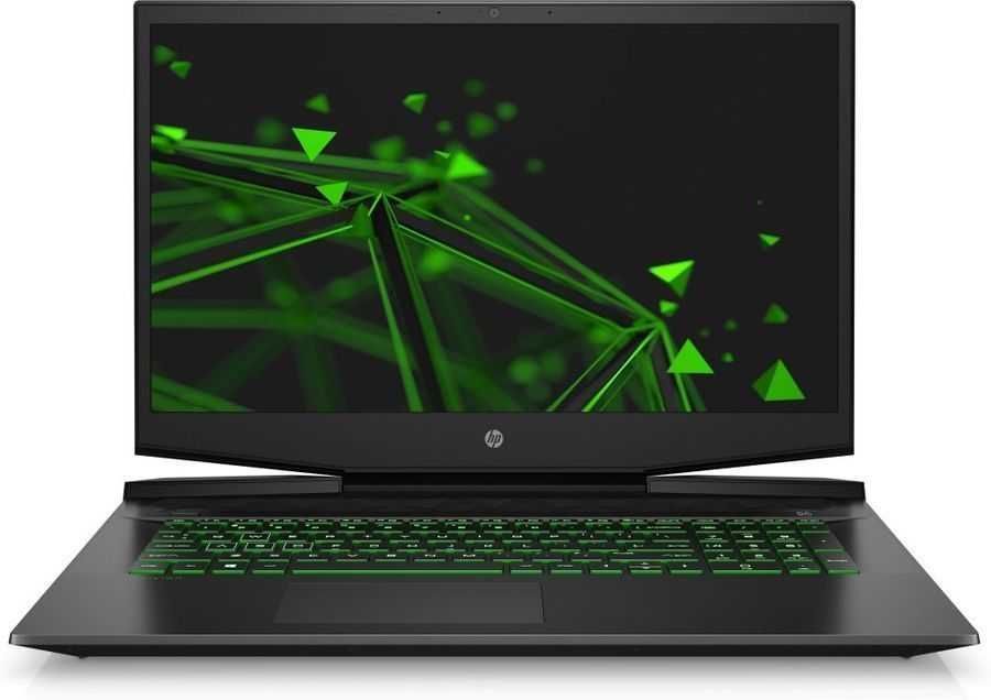 

Ноутбук HP Pavilion Gaming 17-cd2030ur 17.3" IPS 1920x1080, Intel Core i7 - 11370H 3.3GHz, 16Gb RAM, 512Gb SSD, NVIDIA GeForce RTX 3050-4Gb, без ОС, черный/зеленый (4L619EA), 17-cd2030ur