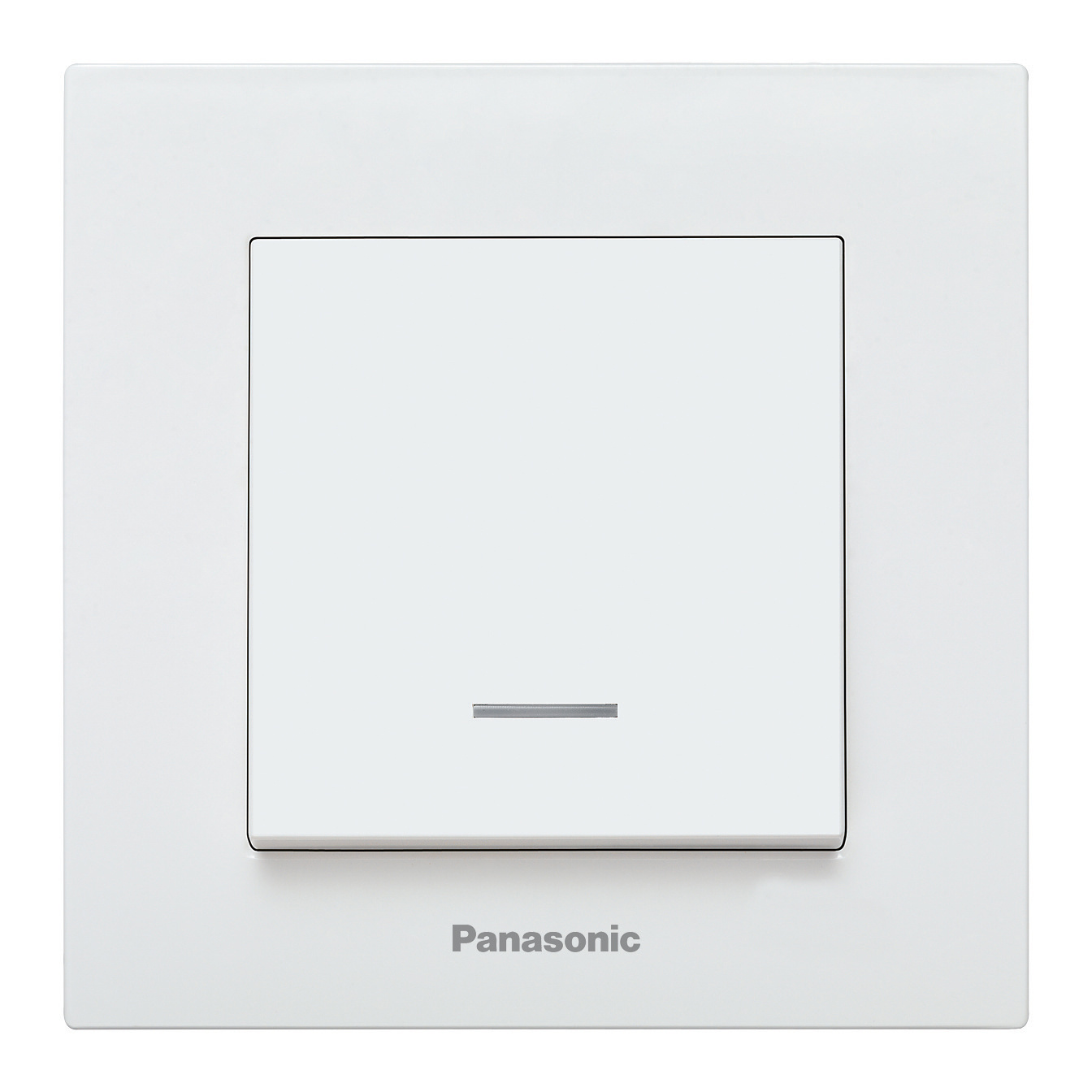 

Выключатель Panasonic Karre Plus, 1кл., индикатор/подсветка, скрытый монтаж, в сборе, белый матовый (WKTC00442WH-RU)