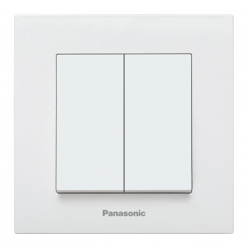 

Выключатель Panasonic Karre Plus, 2кл., скрытый монтаж, в сборе, белый (WKTC00092WH-RU)