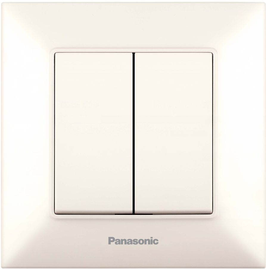

Переключатель Panasonic Arkedia Slim, 2кл., скрытый монтаж, в сборе, бежевый (wntc00112bg-ru)
