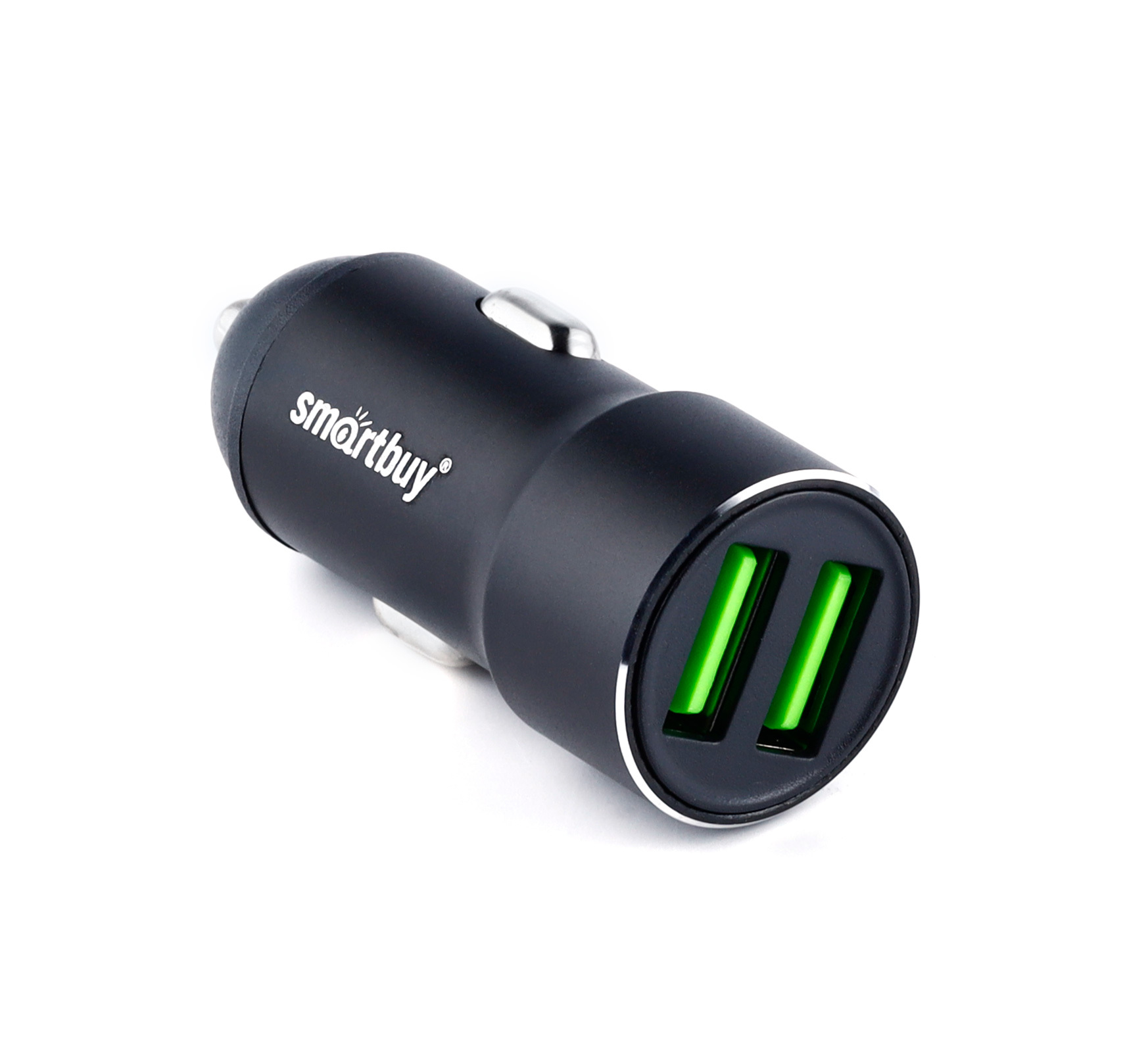 

Автомобильное зарядное устройство SmartBuy SBP-1820, 2xUSB, 2.4А, 12 Вт, черный (SBP-1820), SBP-1820