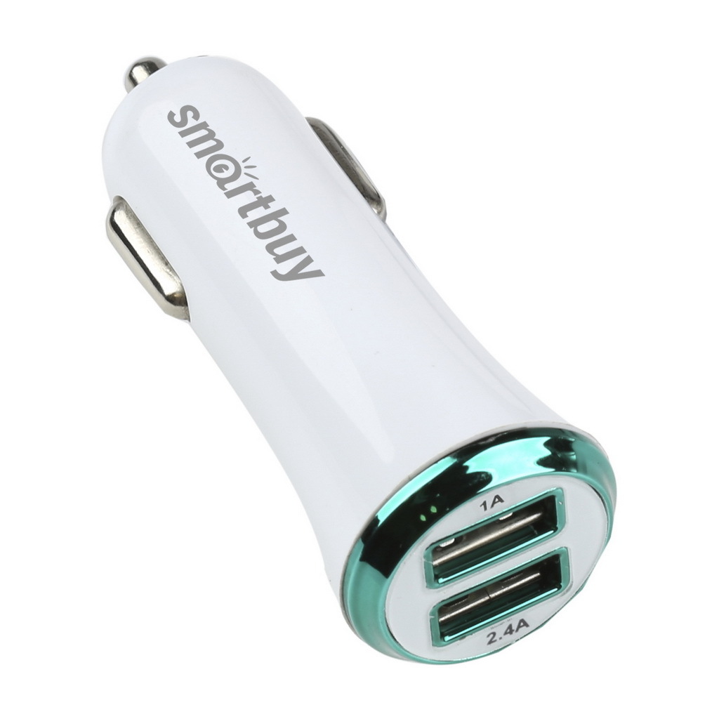 

Автомобильное зарядное устройство SmartBuy SBP-2021, 2xUSB, 3.4А, 15 Вт, белый (SBP-2021), SBP-2021