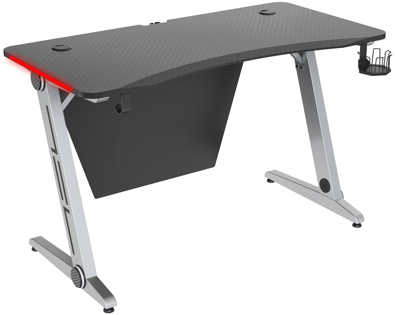 

Игровой стол Cactus CS-GTZ-SL-CARBON-RED, металл/пластик, карбон/серебрис (CS-GTZ-SL-CARBON-RED), CS-GTZ-SL-CARBON-RED