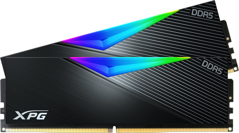 

Комплект памяти DDR5 DIMM 32Gb (2x16Gb), 6000MHz, CL40, 1.35 В, ADATA, XPG Lancer RGB (AX5U6000C4016G-DCLARBK), AX5U6000C4016G-DCLARBK