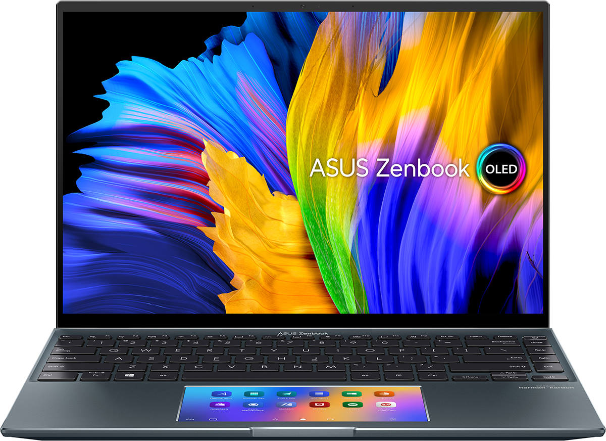 

Ноутбук ASUS ZenBook 14X UX5400EG-KN185T 14" OLED 2880x1800, Intel Core i7 1165G7 2.8 ГГц, 16Gb RAM, 512Gb SSD, NVIDIA GeForce MX450-2Gb, W10, серый (90NB0T83-M001L0), UX5400EG-KN185T