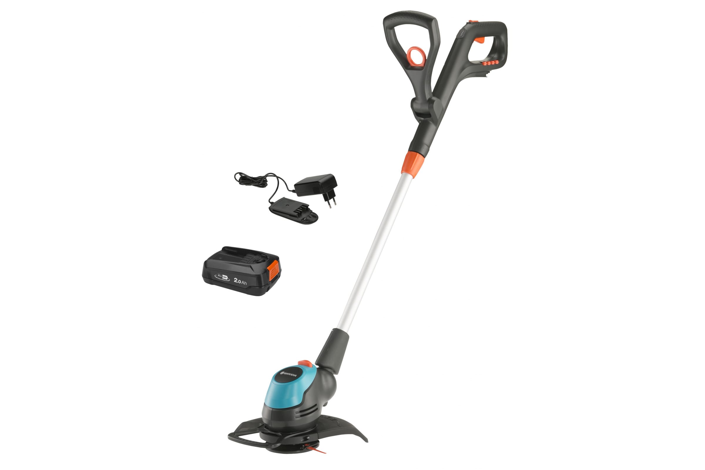 

Триммер аккумуляторный GARDENA EasyCut 2318V P4A, аккумуляторный, реж.эл.: пластиковый нож, d-образная рукоять, нижнее положение двигателя, 2.9кг, АКБ+З/У (14700-20.000.00), 2318V P4A