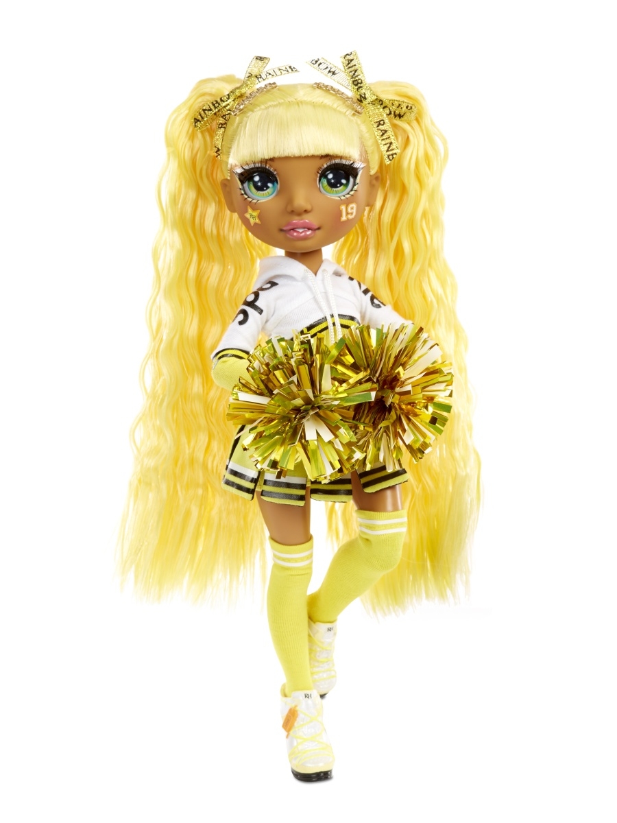 

Кукла Rainbow High Cheer Doll - Sunny Madison, 28 см, 1 кукла и аксессуары, желтый (572053), Cheer Doll - Sunny Madison