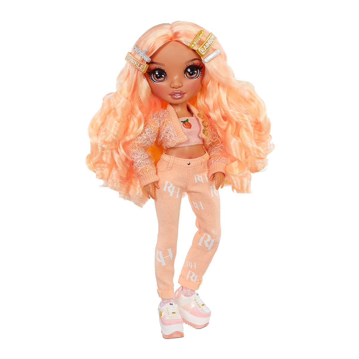 

Кукла Rainbow High Fashion Doll - Peach, 28 см, 1 кукла и аксессуары, персиковый (575740), Fashion Doll - Peach