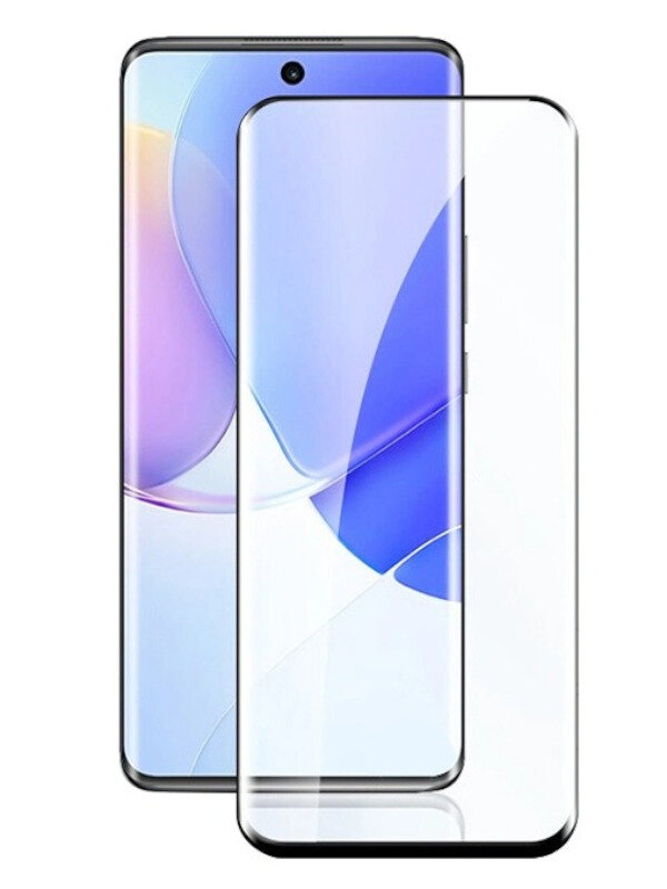 

Защитное стекло Red Line для экрана смартфона Huawei Nova 9, Full screen, ударопрочное, поверхность глянцевая, черная рамка, 3D (УТ000028979)