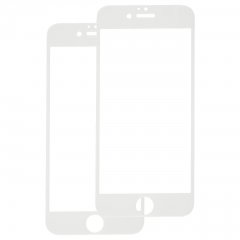 

Защитное стекло Red Line для экрана смартфона Apple iPhone 6/7/8, Full screen, ударопрочное, поверхность глянцевая, белая рамка, 2шт. (УТ000028492)