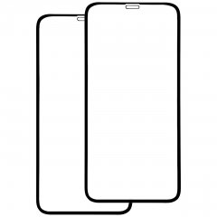 

Защитное стекло Red Line для экрана смартфона Apple iPhone XS Max, Full screen, ударопрочное, поверхность глянцевая, черная рамка, 2шт. (УТ000028444)