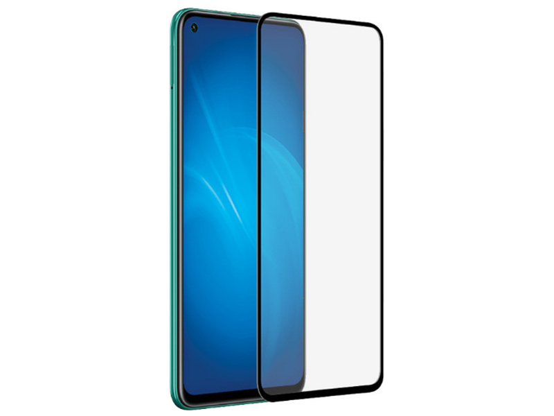 

Защитное стекло Red Line для экрана смартфона Oppo A74, Full screen, ударопрочное, поверхность с защитой края от сколов, черная рамка (УТ000027513)