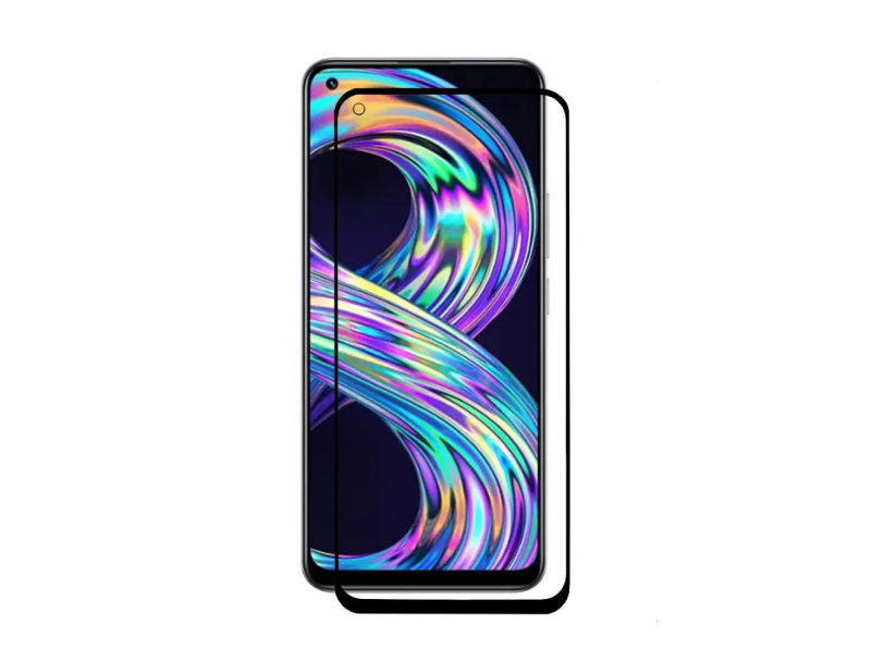 

Защитное стекло Red Line для экрана смартфона Realme GT, Full screen, ударопрочное, поверхность глянцевая, черная рамка (УТ000027082)