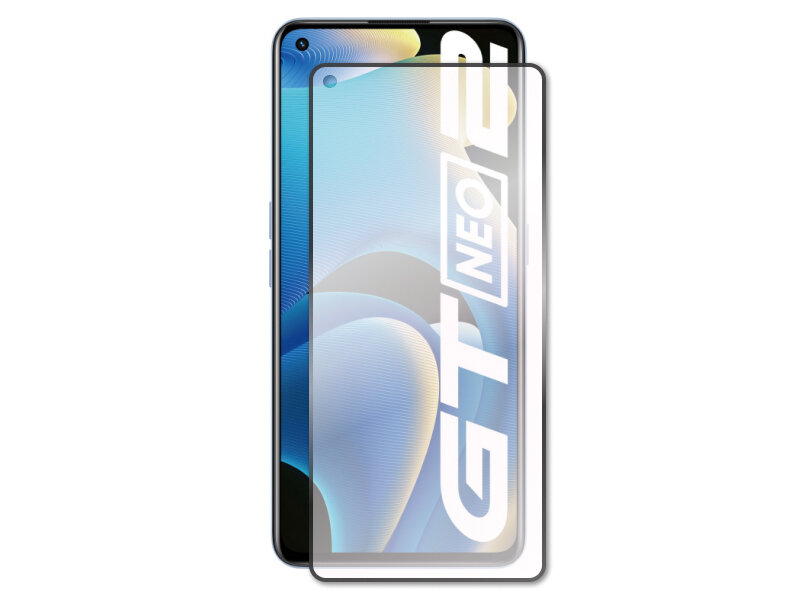 

Защитное стекло Red Line для экрана смартфона Realme GT Neo 2, Full screen, ударопрочное, поверхность глянцевая, черная рамка (УТ000029427)