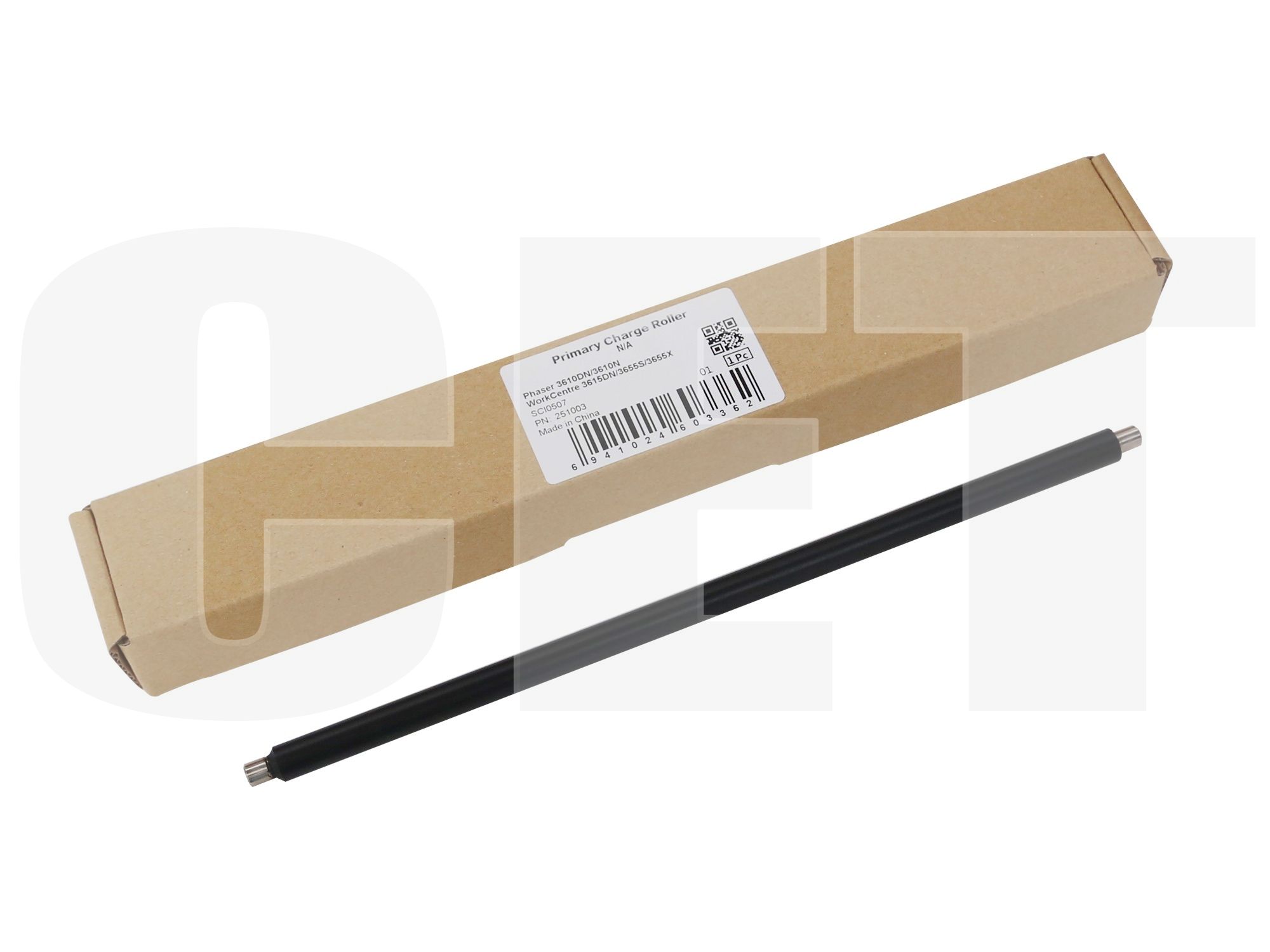 

Ролик заряда CET для Xerox/Canon XEROX: WorkCentre 3655X, WorkCentre 3655S, WorkCentre 3615DN, VersaLink B405, VersaLink B400, Phaser 3610N, Phaser 3610DN, CANON: iR1643iF, iR1643i, iR1643, 1шт. ( CET251003)