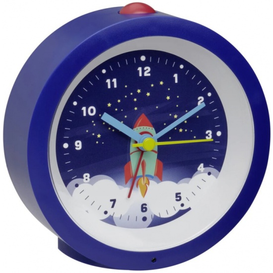 Часы TFA 60.1033.06, от батарейки, детский будильник, синий (60.1033.06)