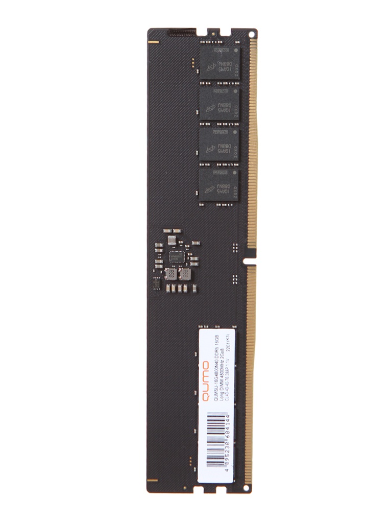 

Память DDR5 DIMM 16Gb, 4800MHz, CL40, 1.1V Qumo (QUM5U-16G4800N40), QUM5U-16G4800N40