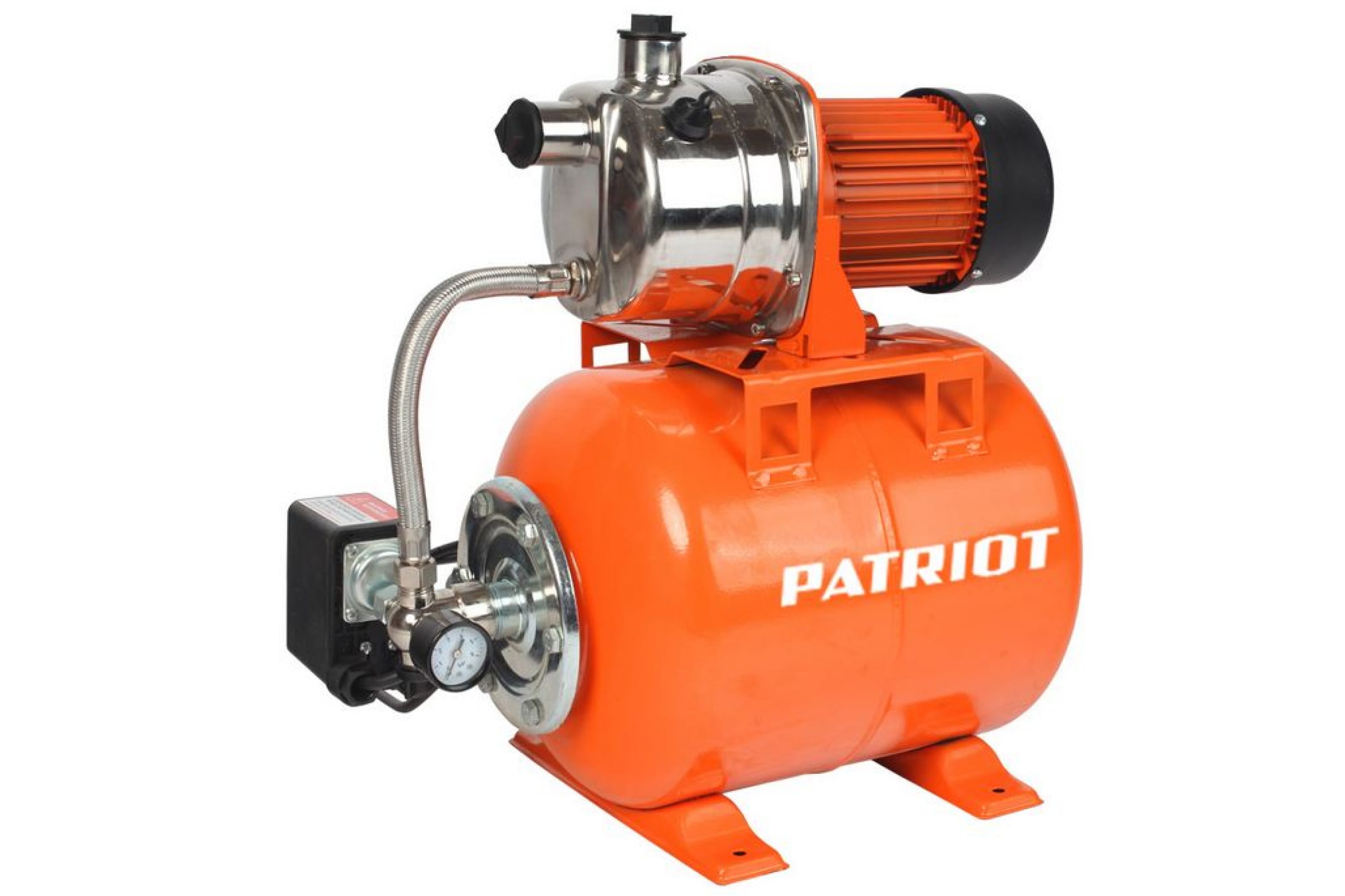 

Электрический водяной насос PATRIOT PW 850-24 INOX, 850Вт, насосная станция, центробежный, производительность 3 м³/час, глубина погружения 7м, 12.1кг (315302438), PW 850-24 INOX