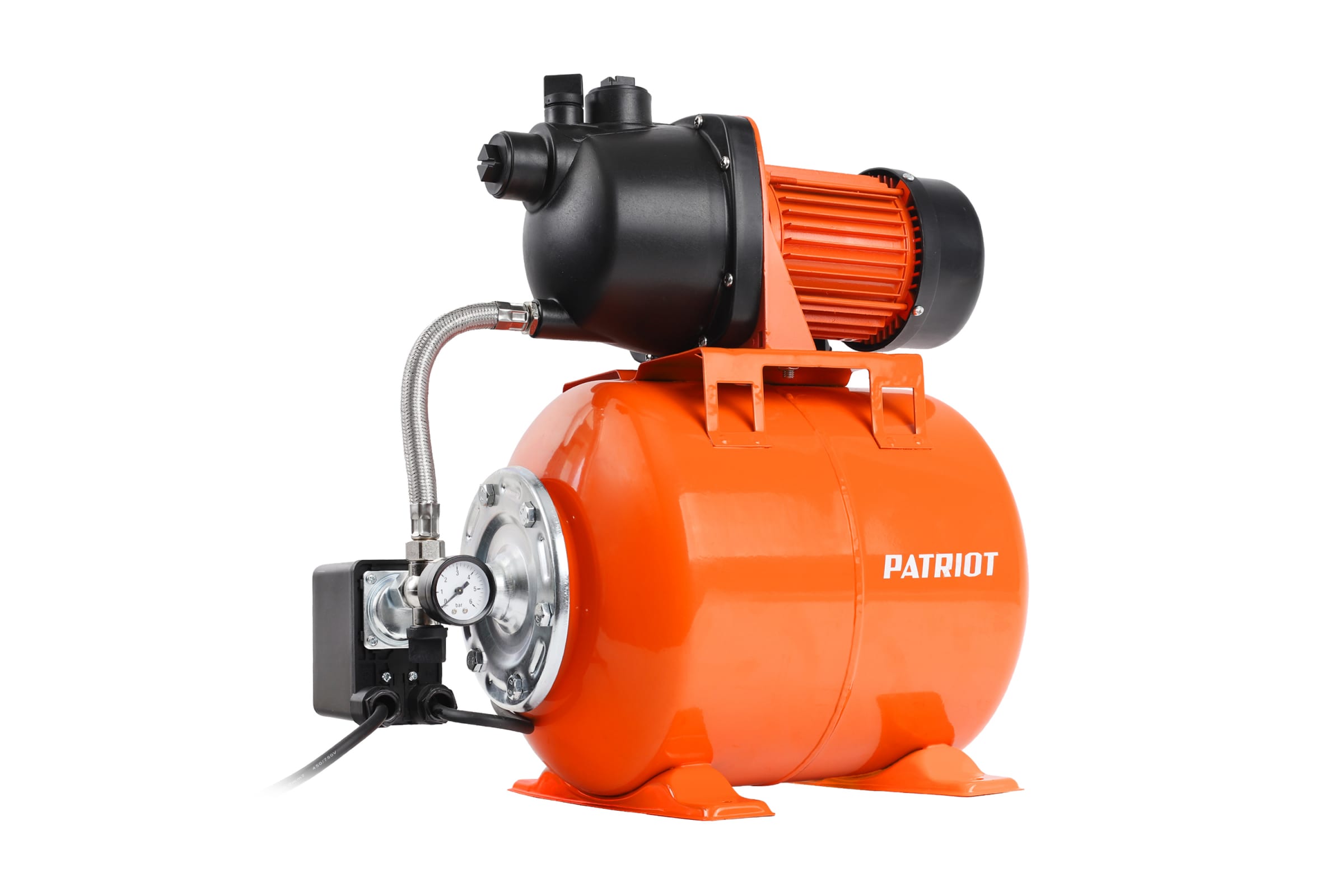 

Электрический водяной насос PATRIOT PW 1200-24 P, 1200Вт, насосная станция, центробежный, производительность 3.8 м³/час, глубина погружения 7м, 12кг (315302477), PW 1200-24 P