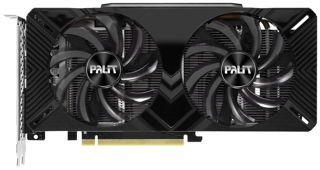 

Видеокарта Palit NVIDIA GeForce GTX 1660 Dual, 6Gb DDR5, 192bit, PCI-E, DVI, HDMI, DP, Bulk (NE51660018J9-1161C), Dual