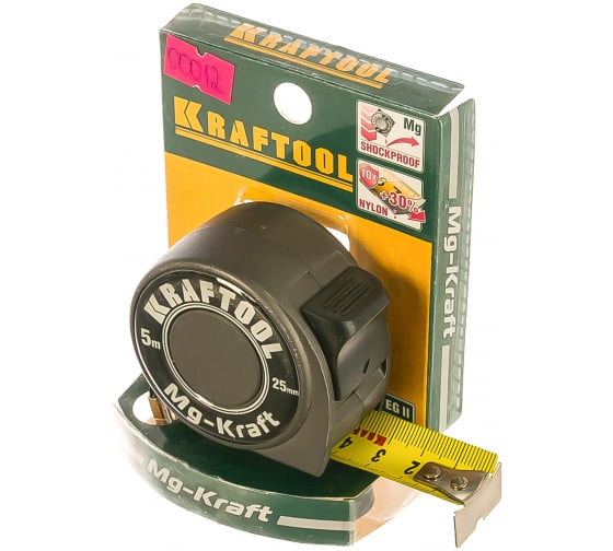 Рулетка 5 мx2.5 см, KRAFTOOL MG-Kraft