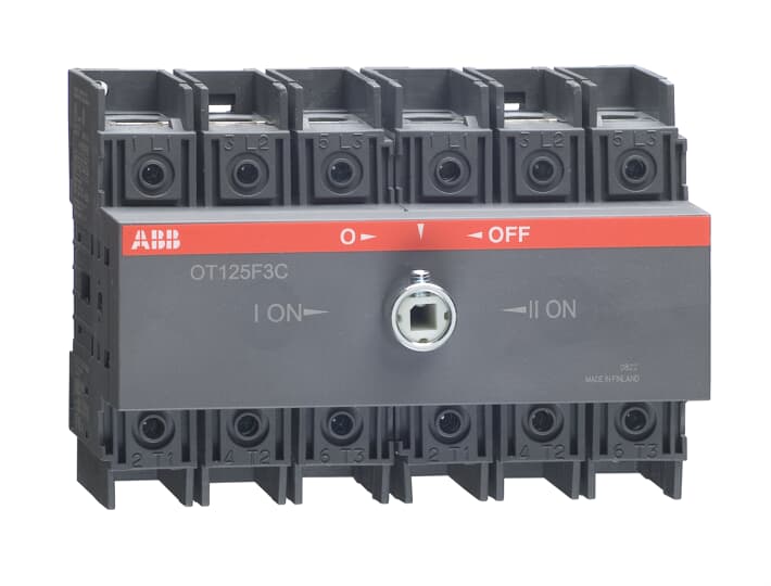Выключатель нагрузки 3P 125A, ABB OT125F3C (1SCA105037R1001)