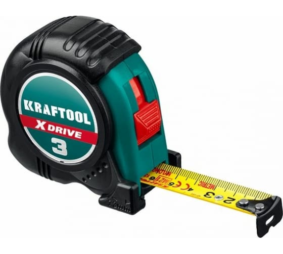 

Рулетка 5 м x 2.5 см, прорезиненный корпус, KRAFTOOL X-Drive (34122-05-25_z02), X-Drive
