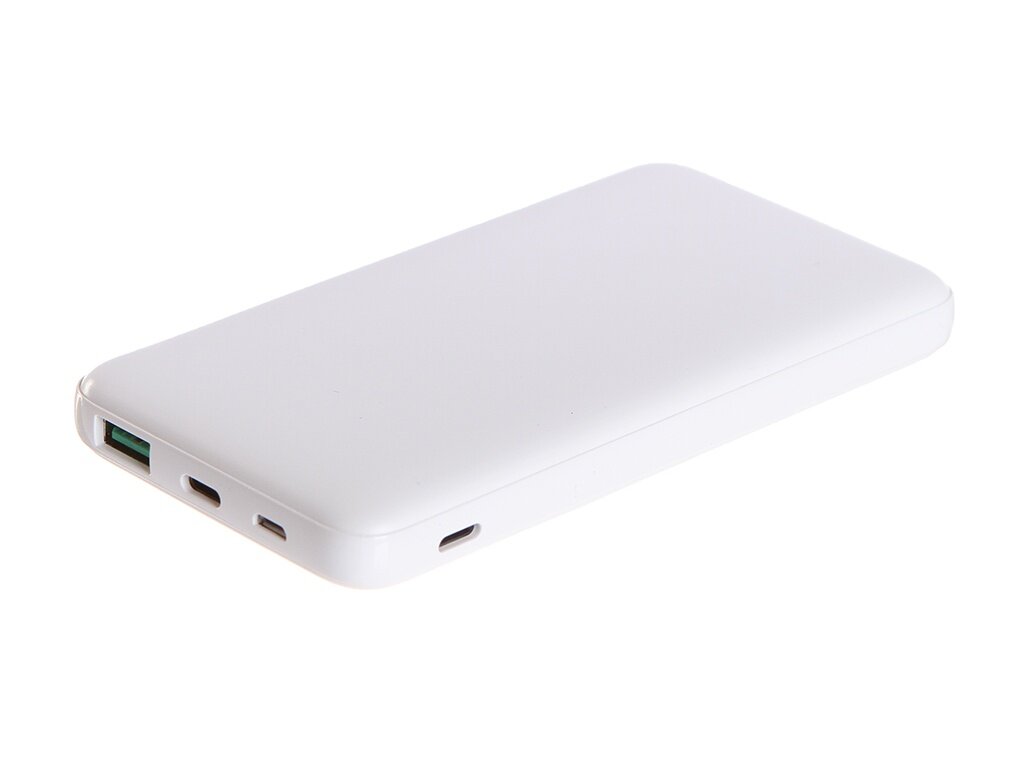 

Портативный аккумулятор (Powerbank) Red Line RP-44, 10000mAh, 1xUSB, 3A, Type-C, QC, PD, белый (УТ000029415), RP-44