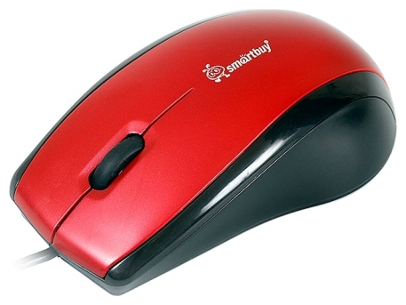 Мышь проводная Smartbuy 101, PS/2, Red-Black (SBM-101P-RK)