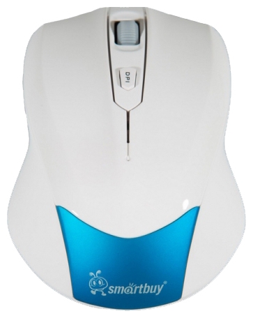 Мышь беспроводная SmartBuy SBM-356AG-BW White-Blue USB, 2000dpi, оптическая светодиодная, USB, белый