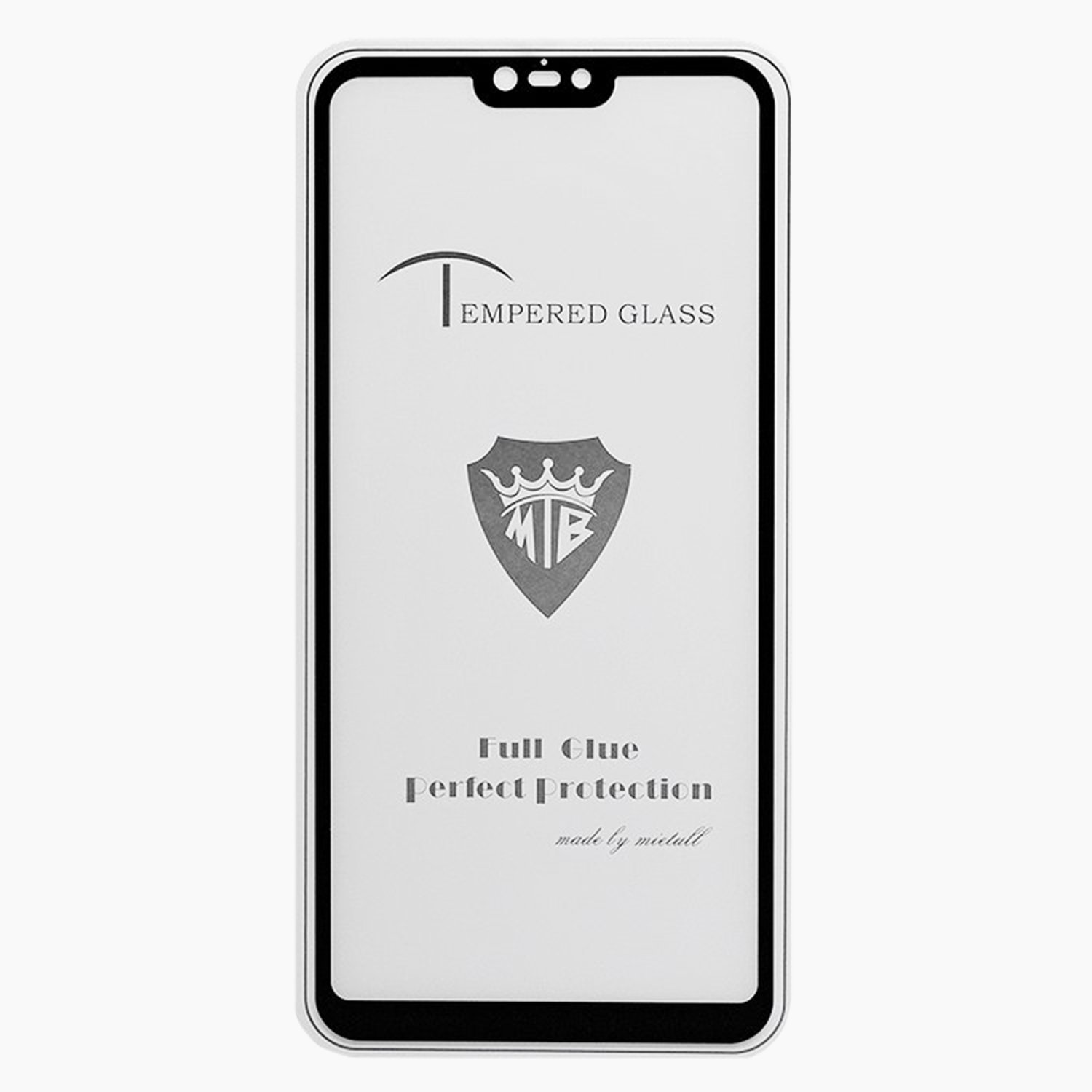 

Защитное стекло Brera Black Diamond для экрана смартфона Xiaomi Mi8 Lite, FullScreen, ударопрочное, поверхность глянцевая, черная рамка, 2.5D (91191)