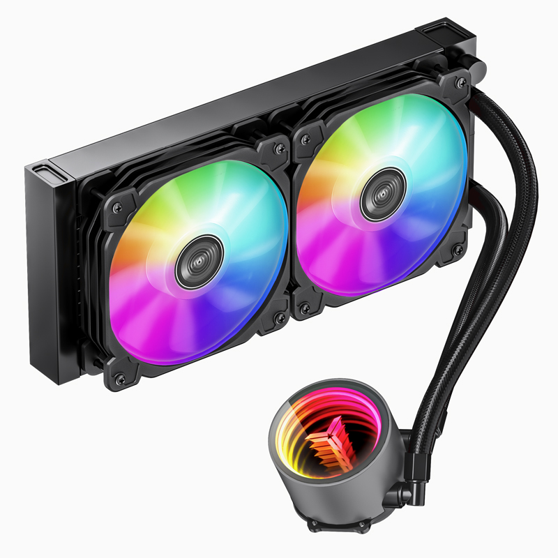 

Жидкостное охлаждение JONSBO SHADOW 240 ARGB Ver 2.0 для Socket 115x/2011/2011-3/1356/1366/1200/775/AM4/AM3/AM3+/FM1/AM2+/FM2/FM2+, 250 Вт, 2x120мм, ARGB, SHADOW 240 ARGB Ver 2.0