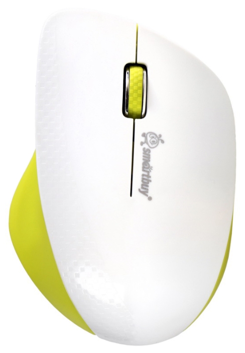 Мышь беспроводная SmartBuy SBM-309AG-WL White-Yellow USB, 1000dpi, оптическая светодиодная, USB, белый