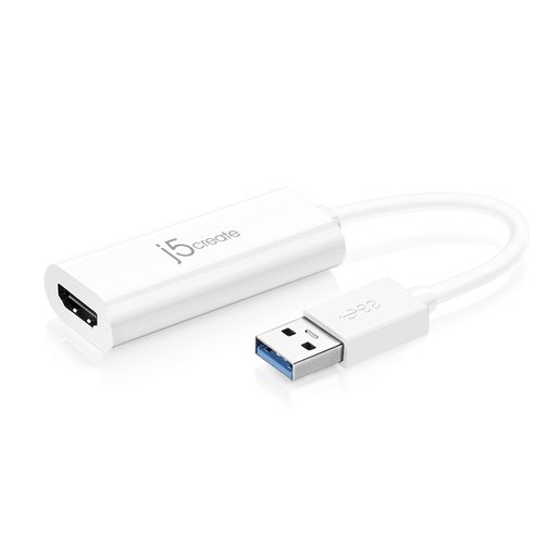 

Кабель-переходник (адаптер) USB 3.0 (Am)-HDMI(19M), белый j5create (JUA254)