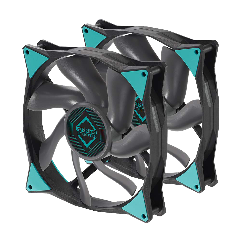 

Набор из 2 вентиляторов Iceberg Thermal IceGALE 140 Black (2-pack), 140мм, 1600rpm, 36 дБ, 4-pin PWM, 2шт (ICEGALE14-C2A), IceGALE 140 Black (2-pack)