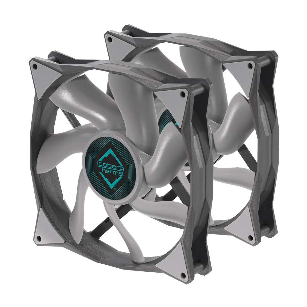 

Набор из 2 вентиляторов Iceberg Thermal IceGALE 140 Gray (2-pack), 140мм, 1600rpm, 36 дБ, 4-pin PWM, 2шт (ICEGALE14-B2A), IceGALE 140 Gray (2-pack)