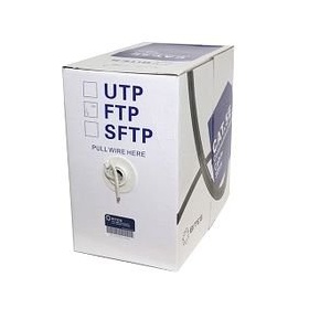 

Витая пара FTP кат.5e, 4 пары, CCA, 305м., внутренний, одножильный, серый, 5BITES (FS5400-305S)