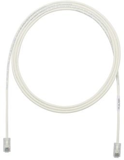 Патч-корд UTP кат.5e, 1.5м, RJ45-RJ45, белый, CU, LSZH, PANDUIT (UTP28CH1.5M)