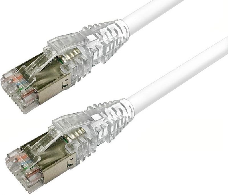 Патч-корд UTP кат.6a, 5м, RJ45-RJ45, белый, CU, CommScope (NPC6AUZDB-WT005M)