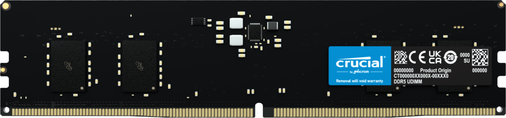 Память DDR5 DIMM 8Gb, 4800MHz, CL40, 1.1V Crucial (CT8G48C40U5) - фото 1