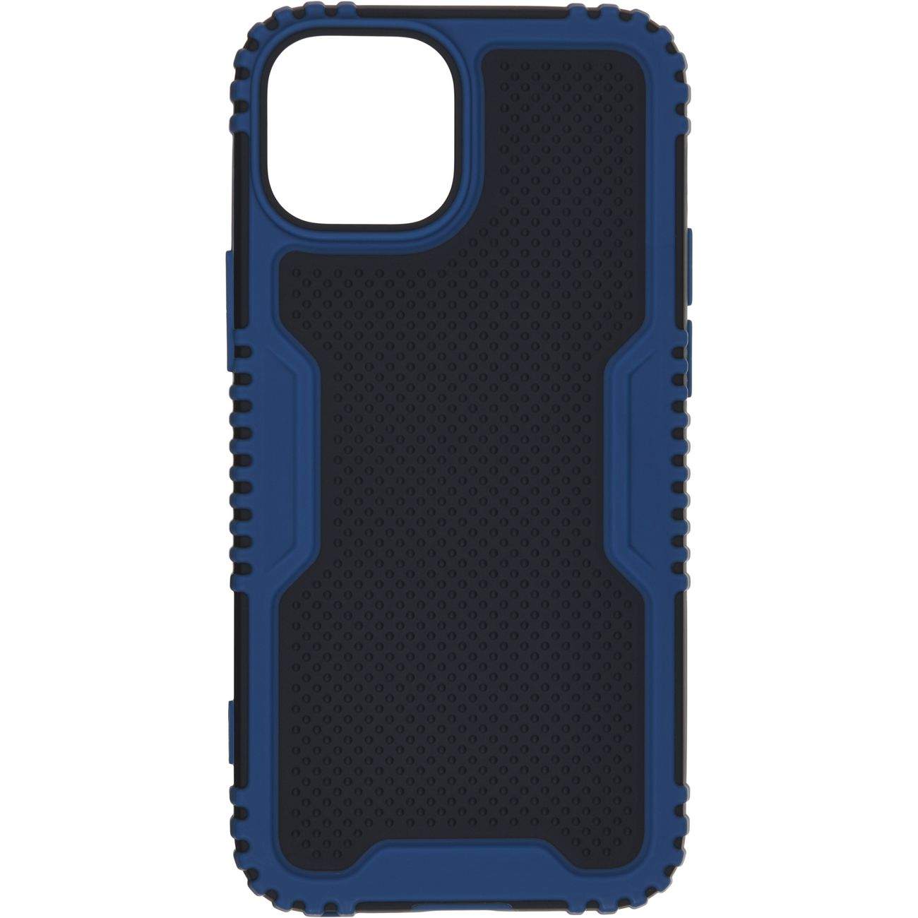 

Чехол-накладка CARMEGA Defender для смартфона Apple iPhone 13 mini, поликарбонат/полиуретан, синий (CAR-SC-DFIPH13MBL)