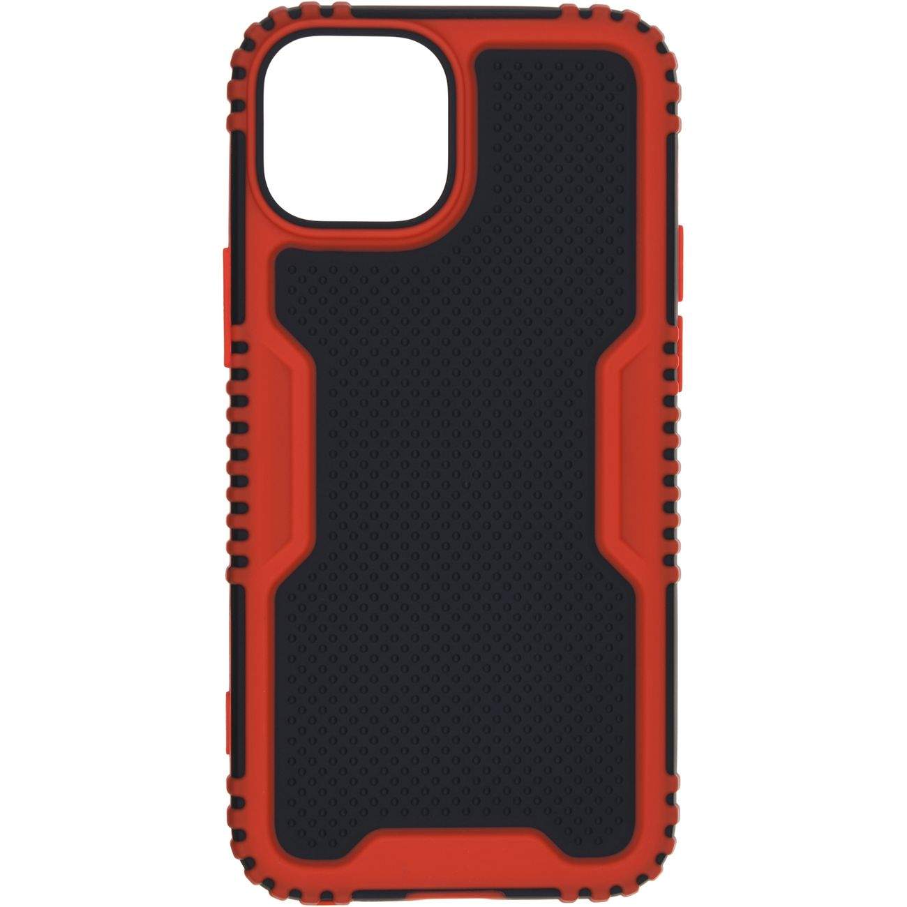 

Чехол-накладка CARMEGA Defender для смартфона Apple iPhone 13 mini, поликарбонат/полиуретан, красный (CAR-SC-DFIPH13MRD)