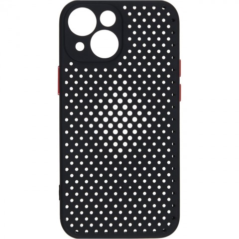 

Чехол-накладка CARMEGA Dot для смартфона Apple iPhone 13 mini, термополиуретан, черный (CAR-SC-DTIPH13MBK)