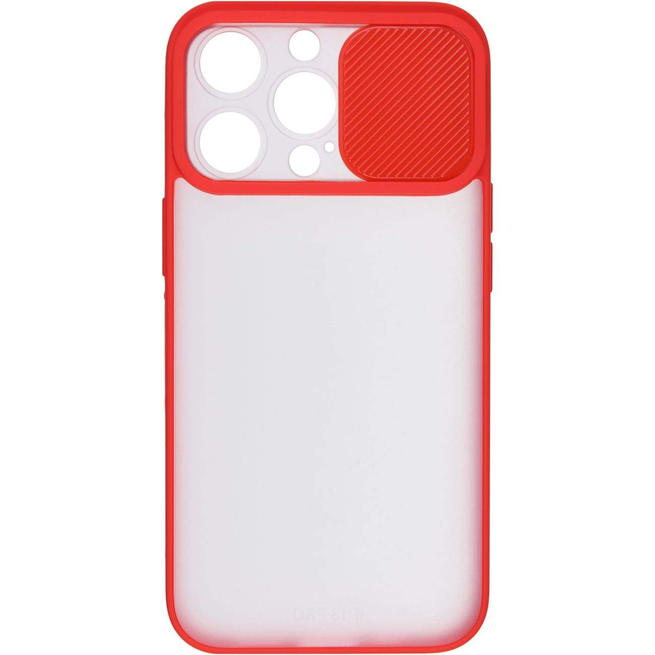 

Чехол-накладка CARMEGA Camera для смартфона Apple iPhone 13 Pro, поликарбонат, красный (CAR-SC-CMIPH13PRD)