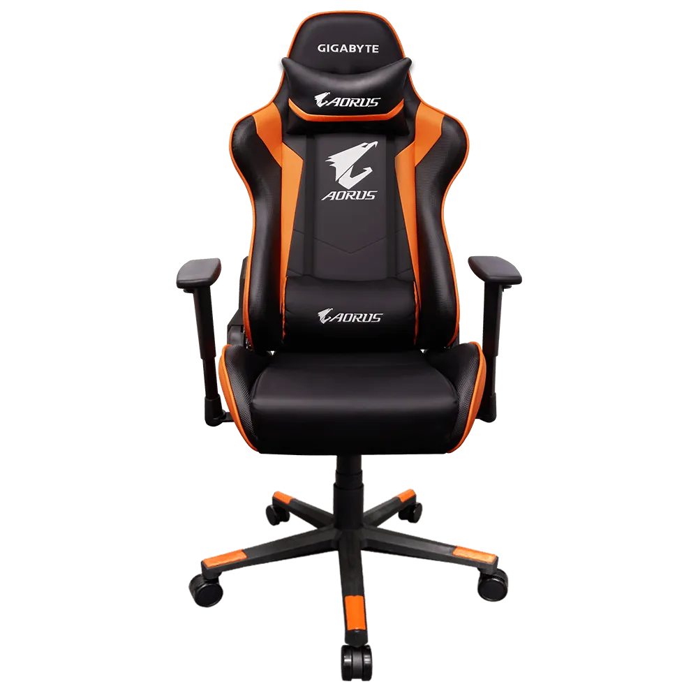 Кресло игровое Gigabyte Aorus GP-AGC300 V2, черный/оранжевый
